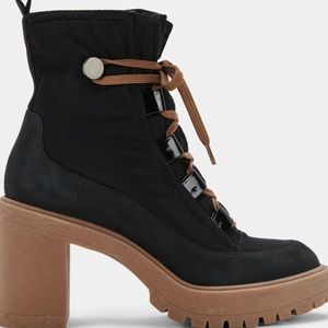 New in box Dolce vita Celida black nylon boots 6.5